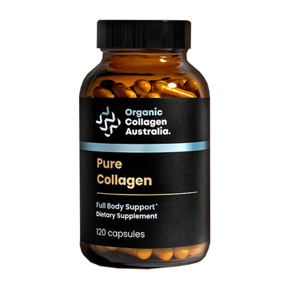 Organic Collagen Australia Pure Hydrolyzed Collagen Capsules – Bioavailable for Skin Elasticity, Hair Health, and Joint Support – Grass-Fed, Pasture-Raised, Paleo & Keto Friendly (120 Caps) Organic Collagen Australia buy supplements Au