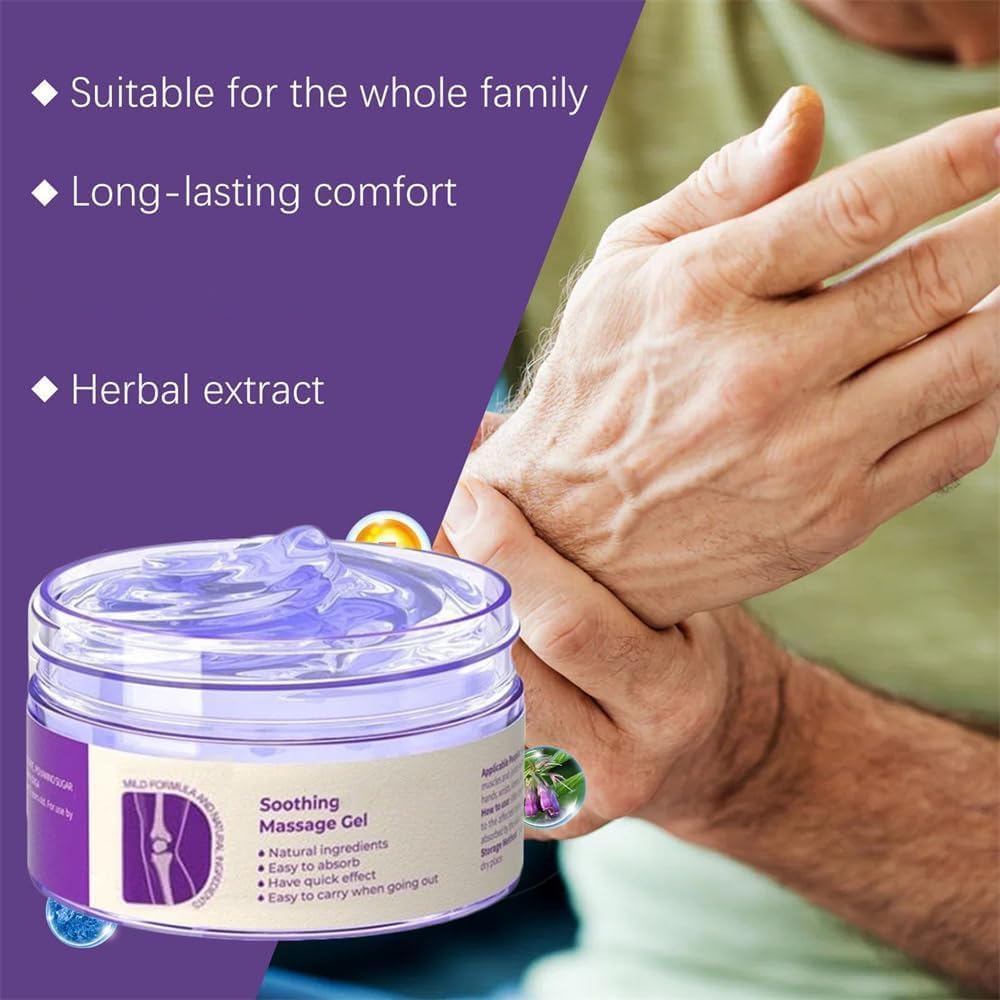2PCS Joint Purple Gel, Purple Relief Soothing Massage Cream,Joint Activities Throughout The Body, Soothes Knees, Lumbar, Neck, Hands, and Feet AoamsfuBuy Supplements Australia