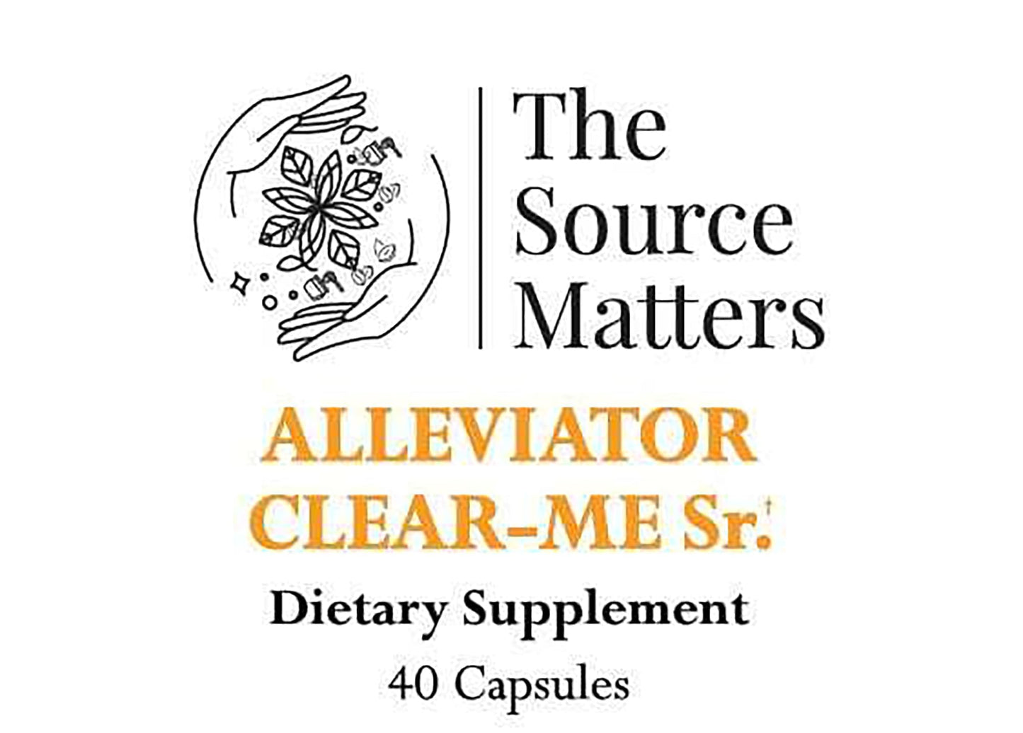 The Source Matters Alleviator Clear-ME SR Seasonal Allergy Relief and Immune Support | Quercetin, Bromelain, Stinging Nettles, NAC, and Vitamin C (40 Capsules) THE SOURCE MATTERS buy supplements Au
