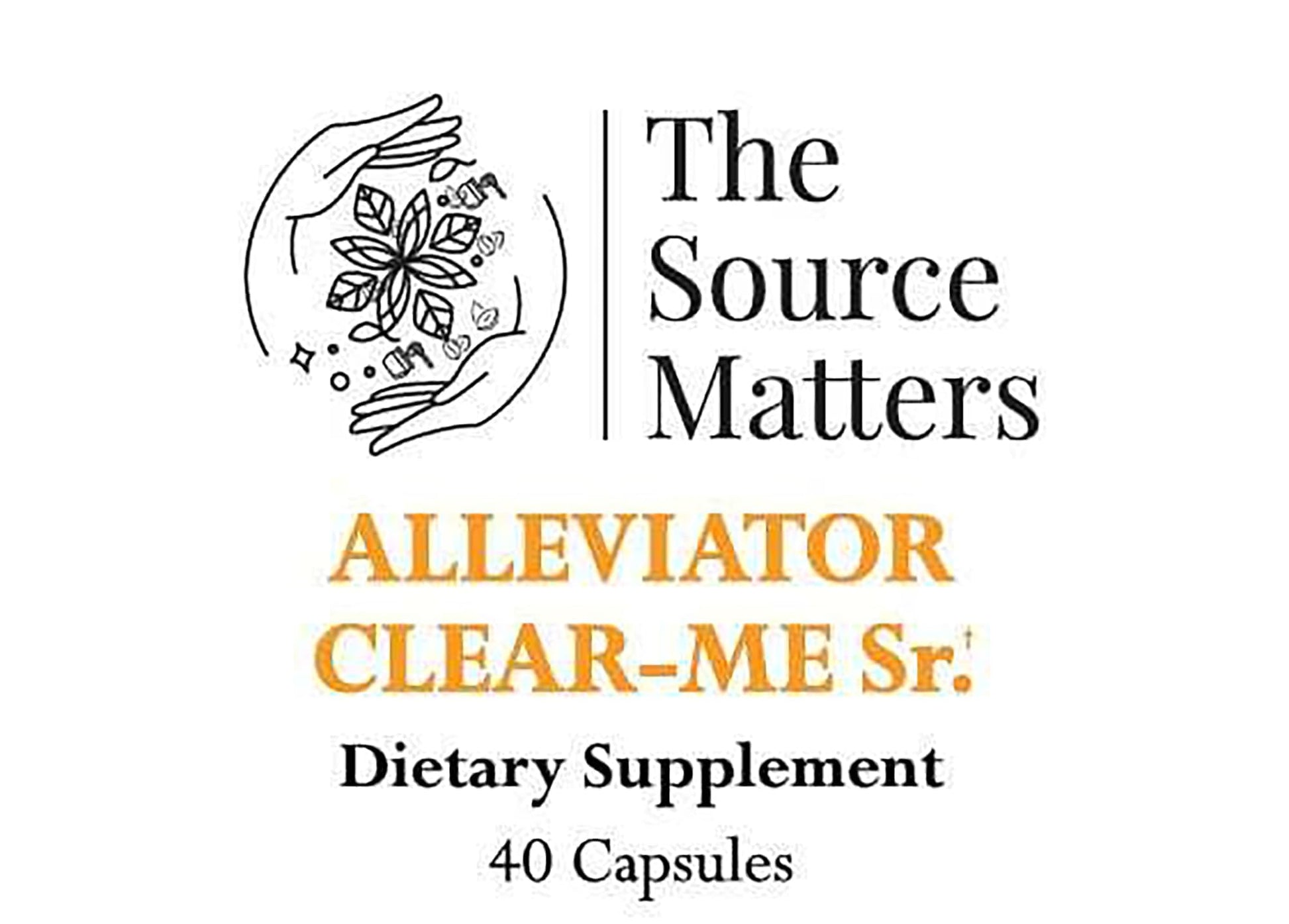 The Source Matters Alleviator Clear-ME SR Seasonal Allergy Relief and Immune Support | Quercetin, Bromelain, Stinging Nettles, NAC, and Vitamin C (40 Capsules) THE SOURCE MATTERS buy supplements Au