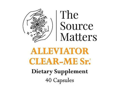 The Source Matters Alleviator Clear-ME SR Seasonal Allergy Relief and Immune Support | Quercetin, Bromelain, Stinging Nettles, NAC, and Vitamin C (40 Capsules) THE SOURCE MATTERS buy supplements Au