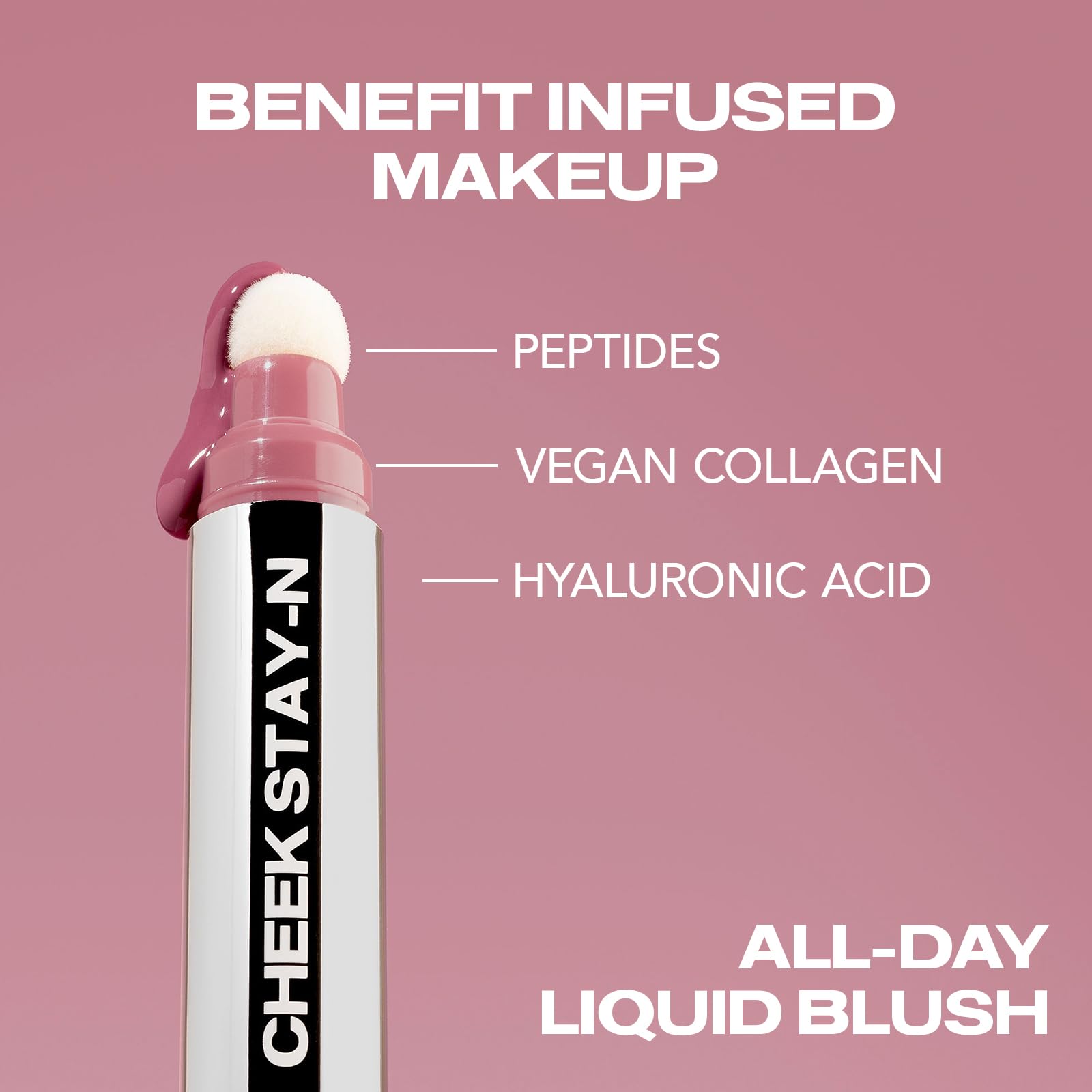 Sacheu Cheek STAY-N Liquid Blush for Cheeks — High Pigment, Buildable, Lightweight Cream Blush for Dewy & Radiant Flushed Cheeks — Long-lasting & Cruelty Free, I'm Guilty SacheuBuy Supplements Australia