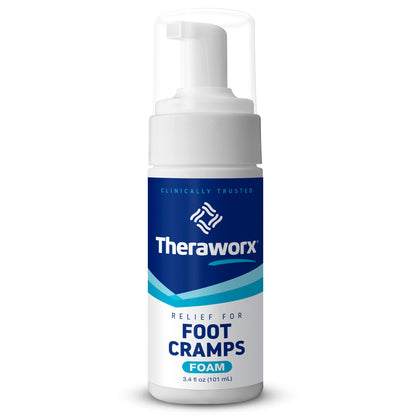 Theraworx Fast-Acting Foam for Foot Cramp Relief with Magnesium Sulfate - 3.4 Fl Oz - 1 Count TheraworxBuy Supplements Australia