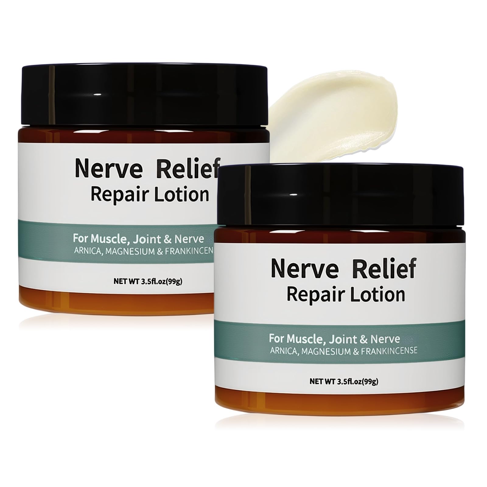 DESKPAL 2PCS Alcura Nerve Cream, Alcura Neuropathy Lotion with Arnica, Magnesium for Body, Joint, Knee, Lumbar, Neck, Hand and Feet DESKPALBuy Supplements Australia