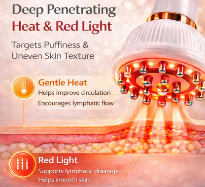 Lymphatic Drainage Massager for At-Home Body Care, Sculpting Massage Tool for Legs, Arms, Belly & Back, Helps Reduce Stretch Marks & Cellulite, Smooth Skin & Relax Muscles with Heat, Vibration & Light Nexa Haven buy supplements Au