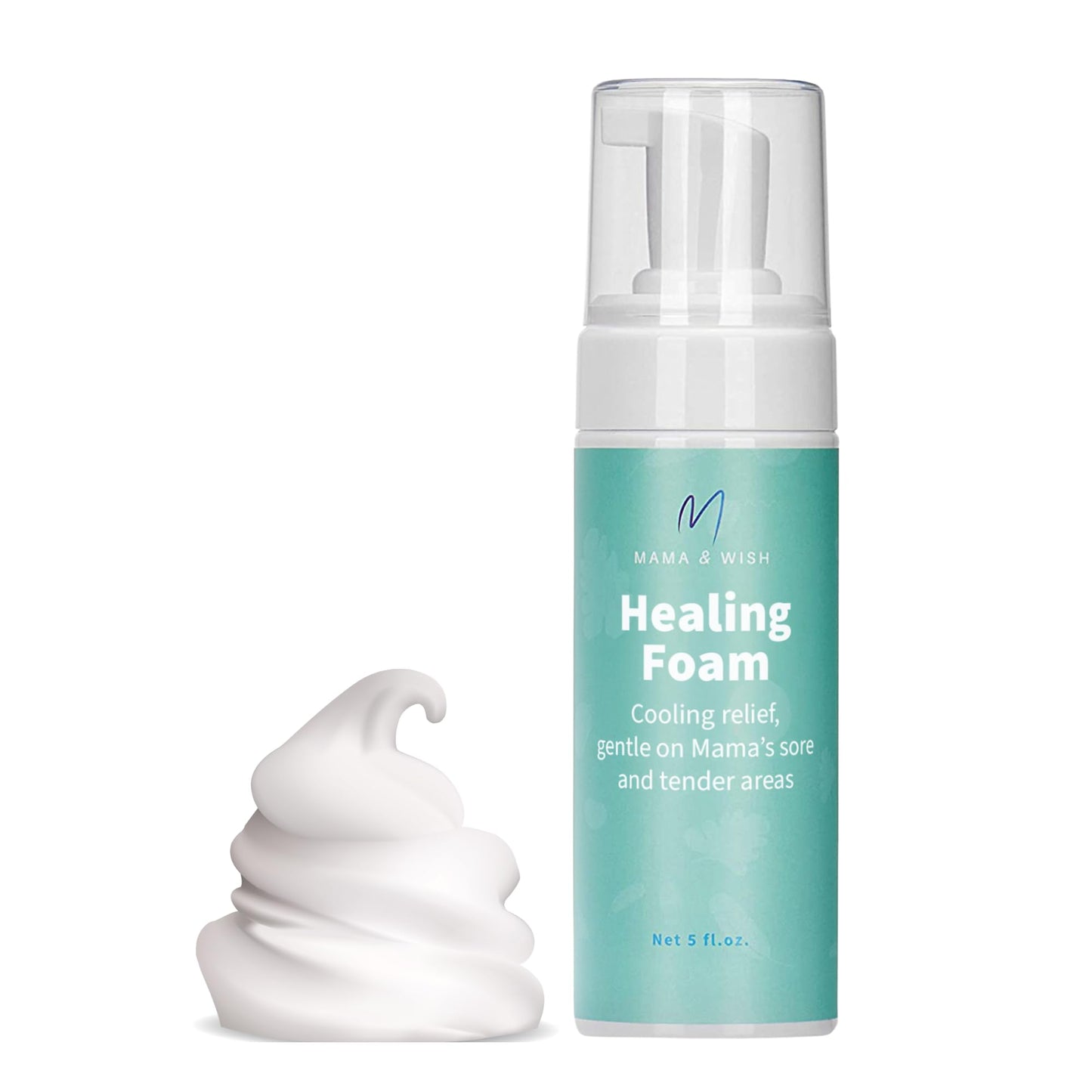 Mama & Wish Witch Hazel Perineal Healing Foam - Postpartum Essentials - Medicated Postpartum Spray for Perineal Relief - Postpartum Care and Recovery, Hemorrhoid Perineal Spray, After Birth Essentials Mama & WishBuy Supplements Australia