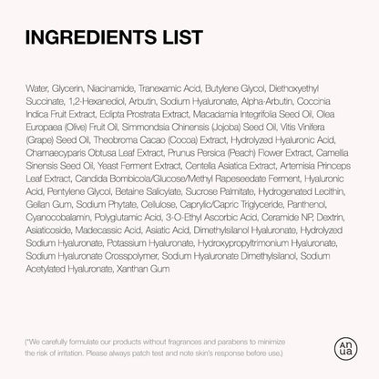 Anua Niacinamide 10 + TXA 4 Serum, Dark Spot Care, Hyaluronic Acid, Tranexamic Acid
