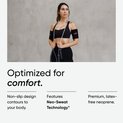Sports Research Sweet Sweat® Arm Trimmers - Premium Sweat-Enhancing Arm Wraps for Women & Men - 3 Adjustable Sizes Sports Research buy supplements Au
