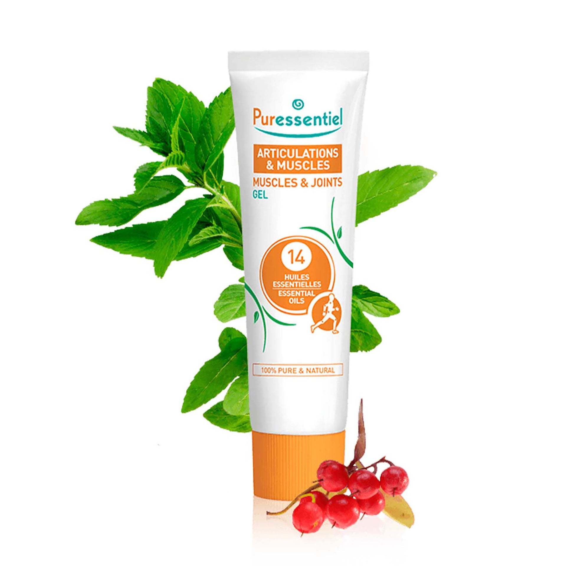 Puressentiel Muscles and Joints Gel - Soothing Gel for Muscle Relief and Knee Relief - Cooling Gel for Foot Relief - Back Gel - 2.02 oz PuressentielBuy Supplements Australia