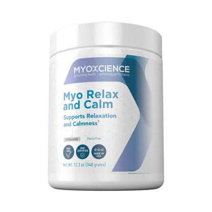 MYOXCIENCE Myo Relax & Calm | Myo-Inositol, L-Theanine, Taurine, Magnesium & GABA | Supports Sleep, Neurotransmitter & Hormone Support (Unflavored) (60 Servings) MYOXCIENCE buy supplements Au