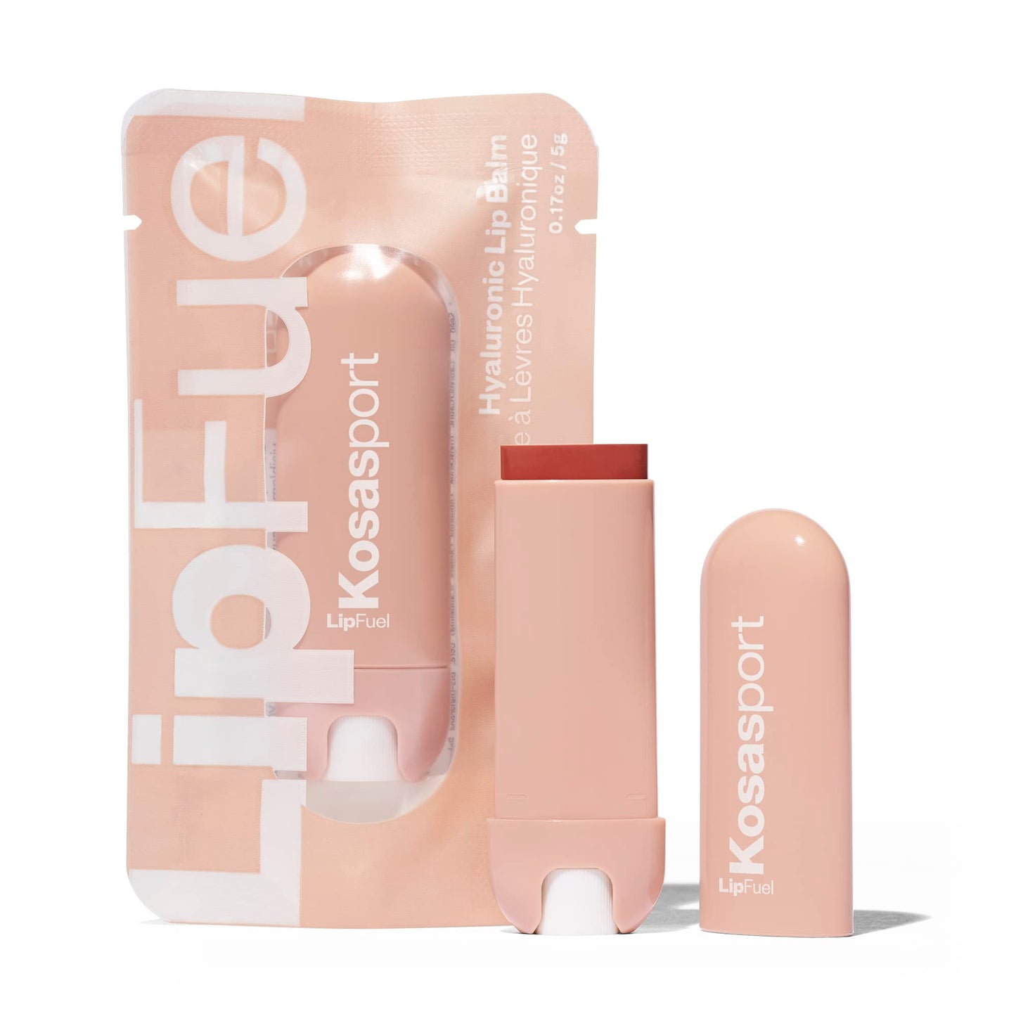 Kosas Lipfuel Hyaluronic Active Sport Lip Balm - Hydrates, Energizes and Protects - Natural Lip Treatment and Care (Flow) Kosas buy supplements Au
