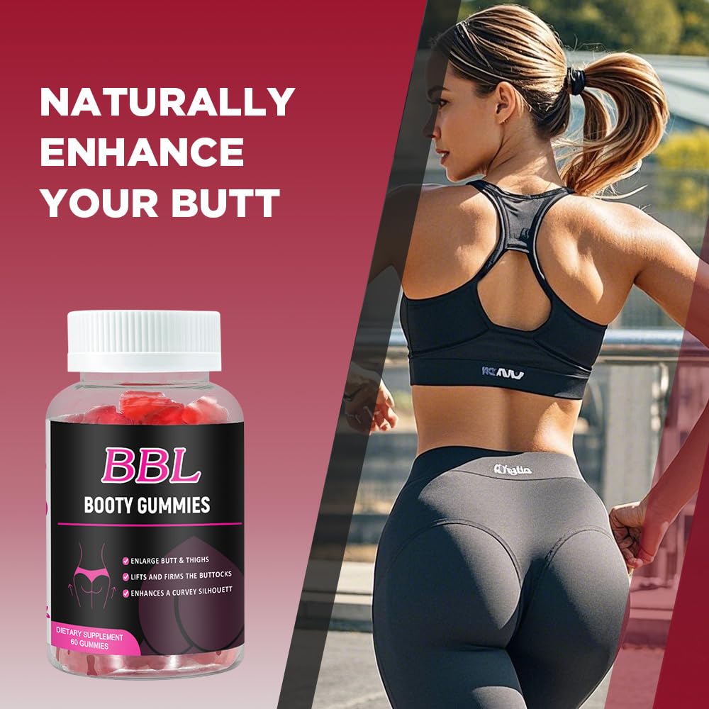 Aromlife BBL Gummies for Women, Pack of 3, Bear Shape Booty Gummies with Herbal Ingredients, BBL Vitamin Gummy with Fenugreek, Asian Ginseng, Motherwort, Saw Palmetto, Anise Seed & Vitamin C Aromlife buy supplements Au
