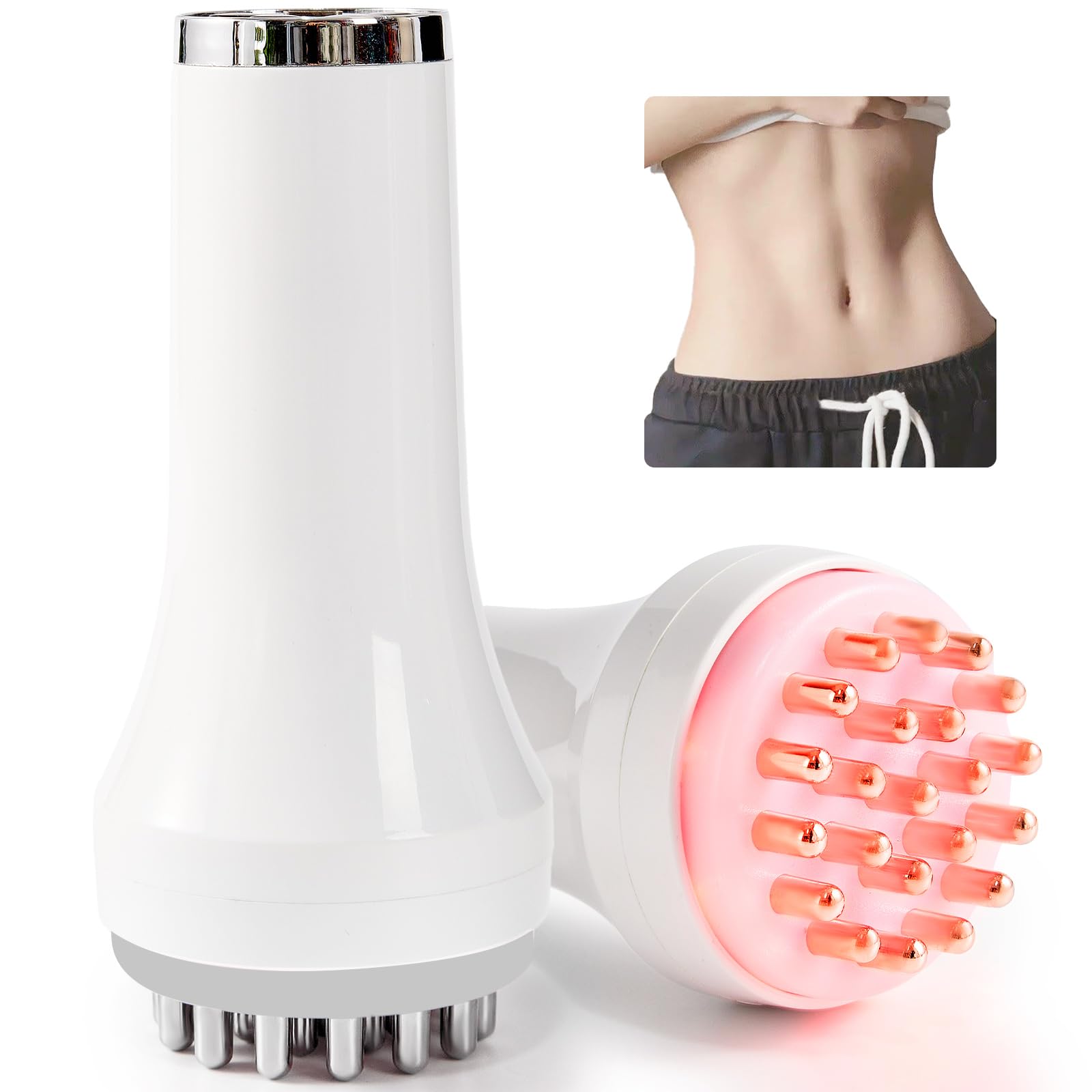 DiDEER Lymphatic Drainage Massager & Anti Cellulite Massage Tool, for Legs, Arms & Belly, Body,Helps Reduce Stretch Marks & Cellulite,with Microcurrent, Light Heat & Vibration DiDEER buy supplements Au