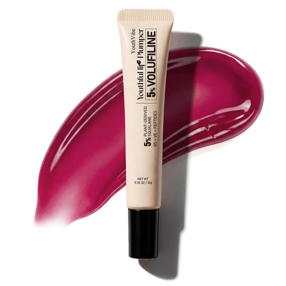 YouthVibe 5% Volufiline Lip Plumper, Nourishing & Anti Aging Over Time with Squalane, Shea Butter, Collagen, Peptide & PDRN - No Burning, No Tingling for Gentle Daily Plumping YouthVibeBuy Supplements Australia