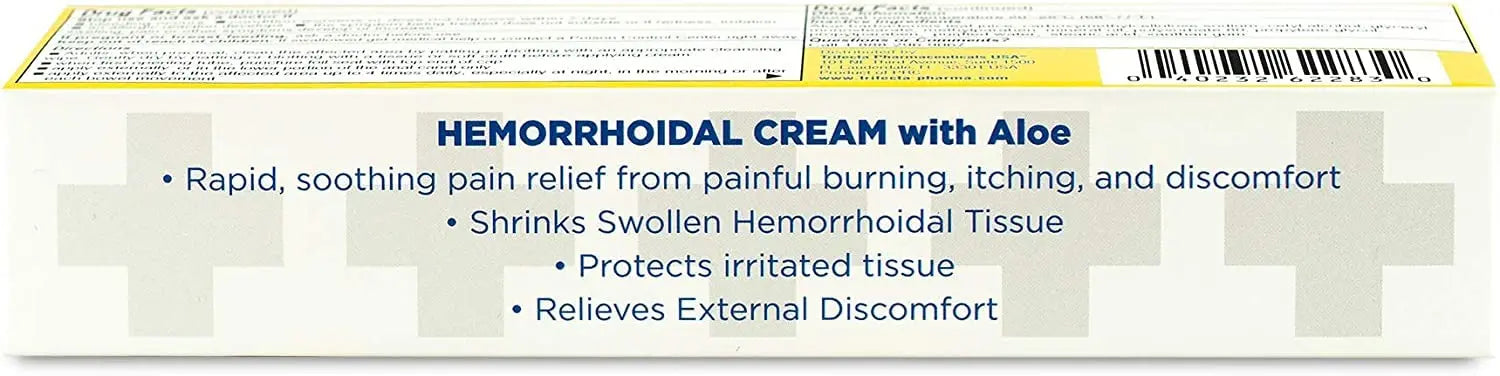 Globe Hemorrhoidal Cream, Phenylephrine HCl, Pramoxine with Aloe, Relief from Burning, Itching and Discomfort of Hemorrhoids, 1.8 Ounces GlobeBuy Supplements Australia
