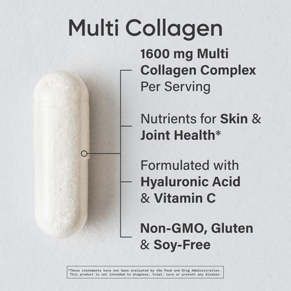 Sports Research® Healthy Hair Essentials - Biotin 10,000mcg with Organic Coconut Oil Vitamin B7 for Healthy Skin and Hair Support + Multi Collagen Pills Peptides with Hyaluronic Acid & Vitamin C Sports Research buy supplements Au