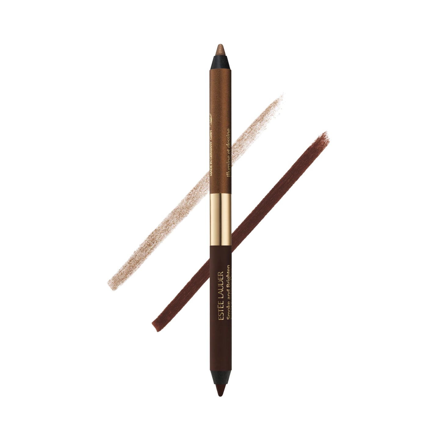 Estée Lauder Smoke and Brighten Long-Lasting Waterproof Kajal Eyeliner Pencil Duo, 0.03 Ounce, Dark Chocoloate/Rich Bronze Estée LauderBuy Supplements Australia