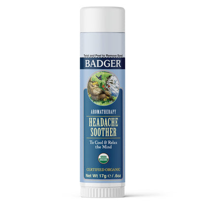 Badger Headache Soother - .6 oz Stick BadgerBuy Supplements Australia
