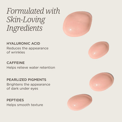 COLLEEN ROTHSCHILD Illuminating Tinted Eye Cream | Instant Brightening Effect | Nourishes & Targets Dark Circles | With Hyaluronic Acid, Caffeine, Pearlized Pigments & Peptides (0.5 fl oz) COLLEEN ROTHSCHILDBuy Supplements Australia