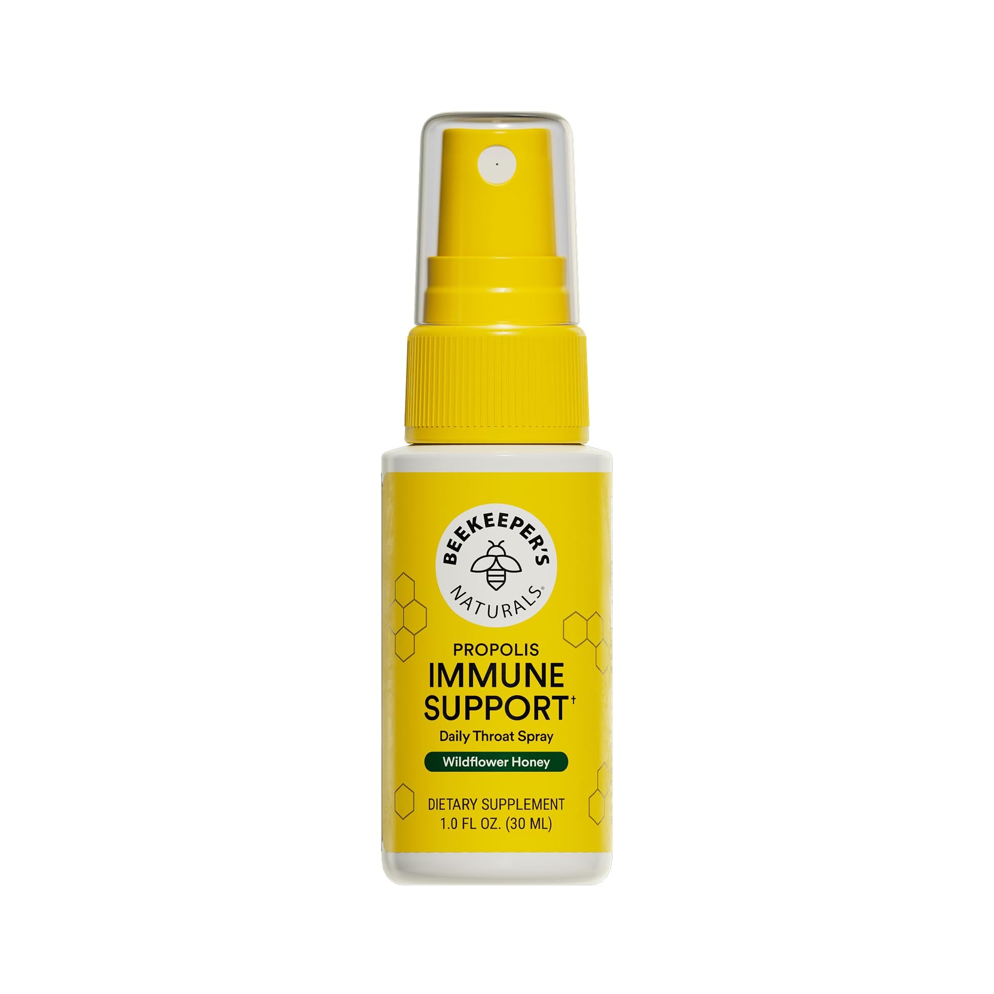 Propolis Throat Spray by Beekeeper's Naturals - 95% Bee Propolis Extract, Natural Immune Support & Sore Throat Relief - Antioxidants, Keto, Paleo, Gluten-Free (1.0 oz)(Pack of 1) Beekeeper's Naturals buy supplements Au