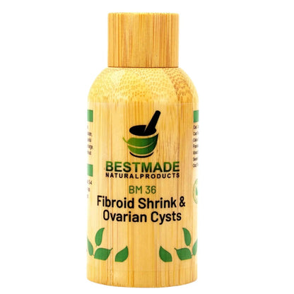 Fibroid Shrink & Ovarian Cysts BM36 - Helps Shrink Fibroids and Ovarian Cysts, Balance Estrogen Levels and Prevent Regrowth, Support for Menstrual Pain and Painful Intercourse, 30 mL Drops | Bestmade Bestmade Naturalproducts.comBuy Supplements Australia