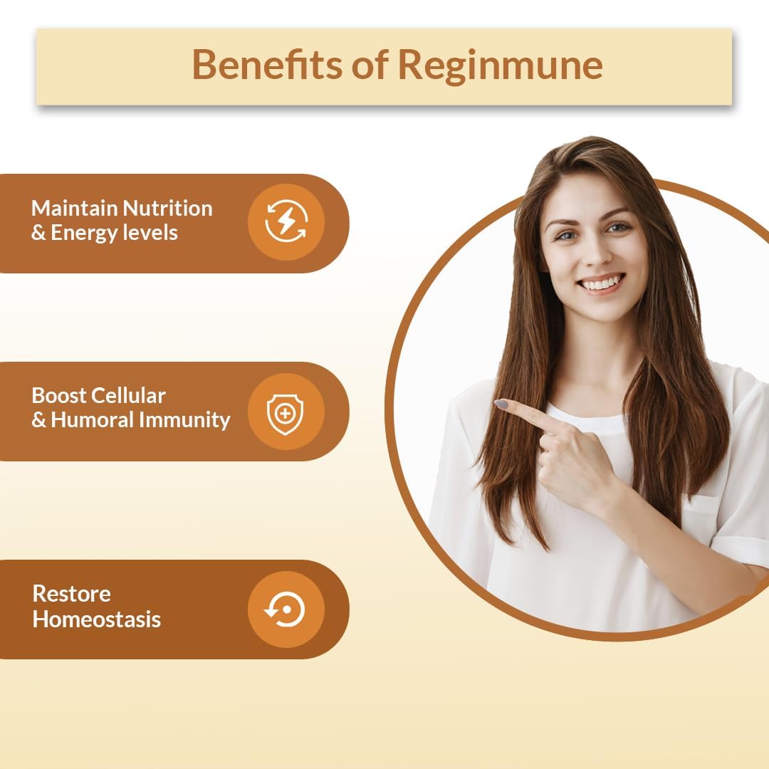 Biogetica Reginmune - Natural Immune Support Care Daily Boost Immune System Booster - 80 Capsules Biogetica buy supplements Au