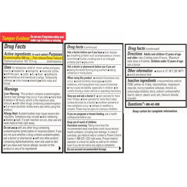 Percogesic Extra Strength Pain Relief | Aspirin Free Dual Action Relief | 40 Coated Caplets (3 Pack) PercogesicBuy Supplements Australia