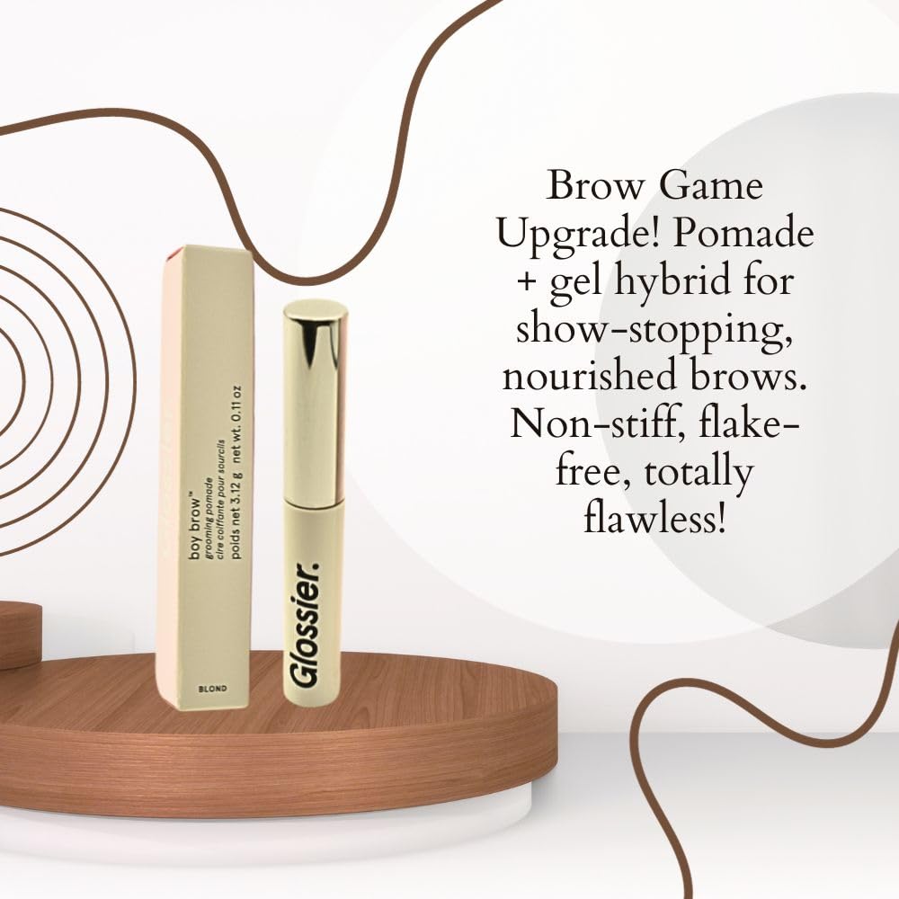 Glossier Boy Brow Volumizing Eyebrow Gel-Pomade - Blond - Light-Medium Blond GlossierBuy Supplements Australia