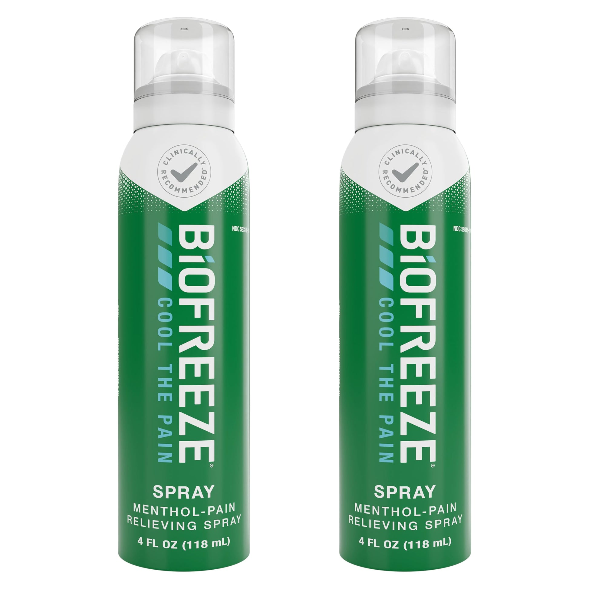 Biofreeze Pain Relief Spray, Arthritis Pain Reliever, Knee & Lower Back Pain Relief, Sore Muscle Relief, Neck Pain Relief, 2 Pack (4 FL OZ Biofreeze Menthol Spray) BiofreezeBuy Supplements Australia
