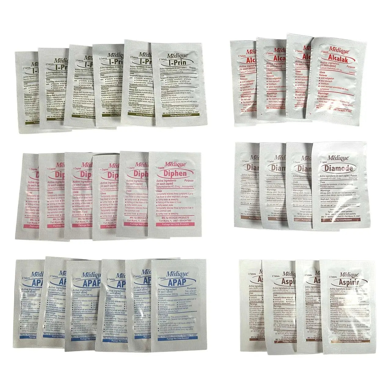 MEDICATIONS Unit DOSE Pack by RESCUE ESSENTIALS Rescue EssentialsBuy Supplements Australia