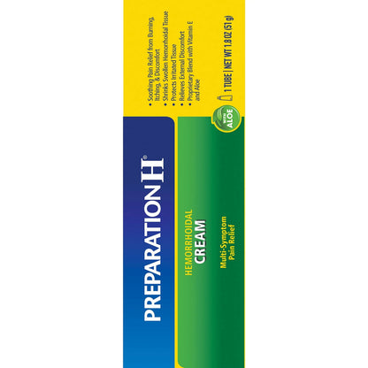 Preparation H Hemorrhoid Cream with Aloe for Multi-Symptom Relief - 1.8 Oz Tube Preparation HBuy Supplements Australia