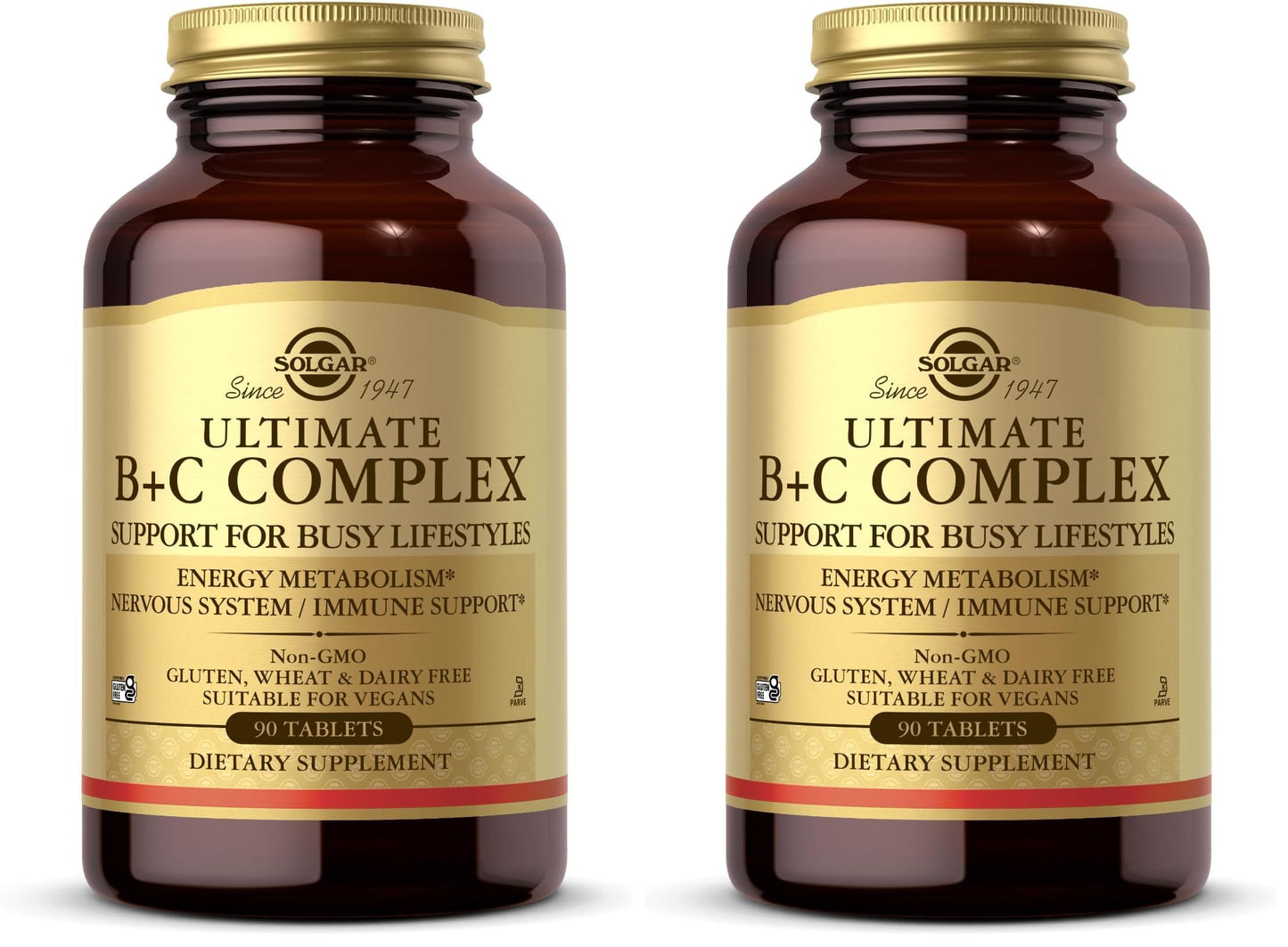 Solgar Ultimate B+C Complex Stress Formula 90 Tablets (Pack of 2) Solgar buy supplements Au