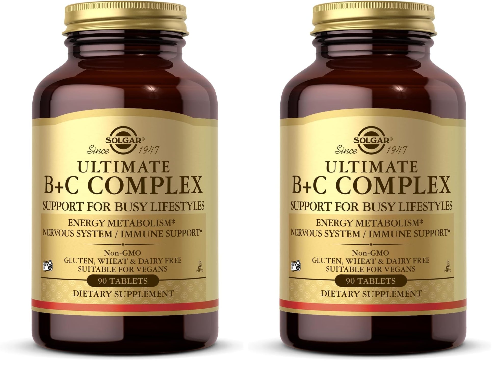 Solgar Ultimate B+C Complex Stress Formula 90 Tablets (Pack of 2) Solgar buy supplements Au