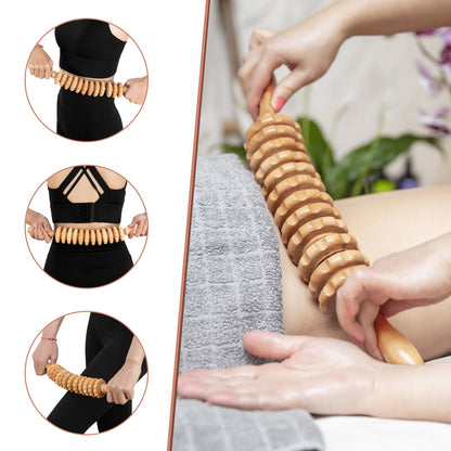 KintKita Wood Therapy Massage Tools 3 in 1,Wooden Lymphatic Drainage Massager, Body Sculpting Tools Cellulite Massager for Maderoterapia, Body Contouring, Relief Muscle, Anti-Cellulite KintKita buy supplements Au