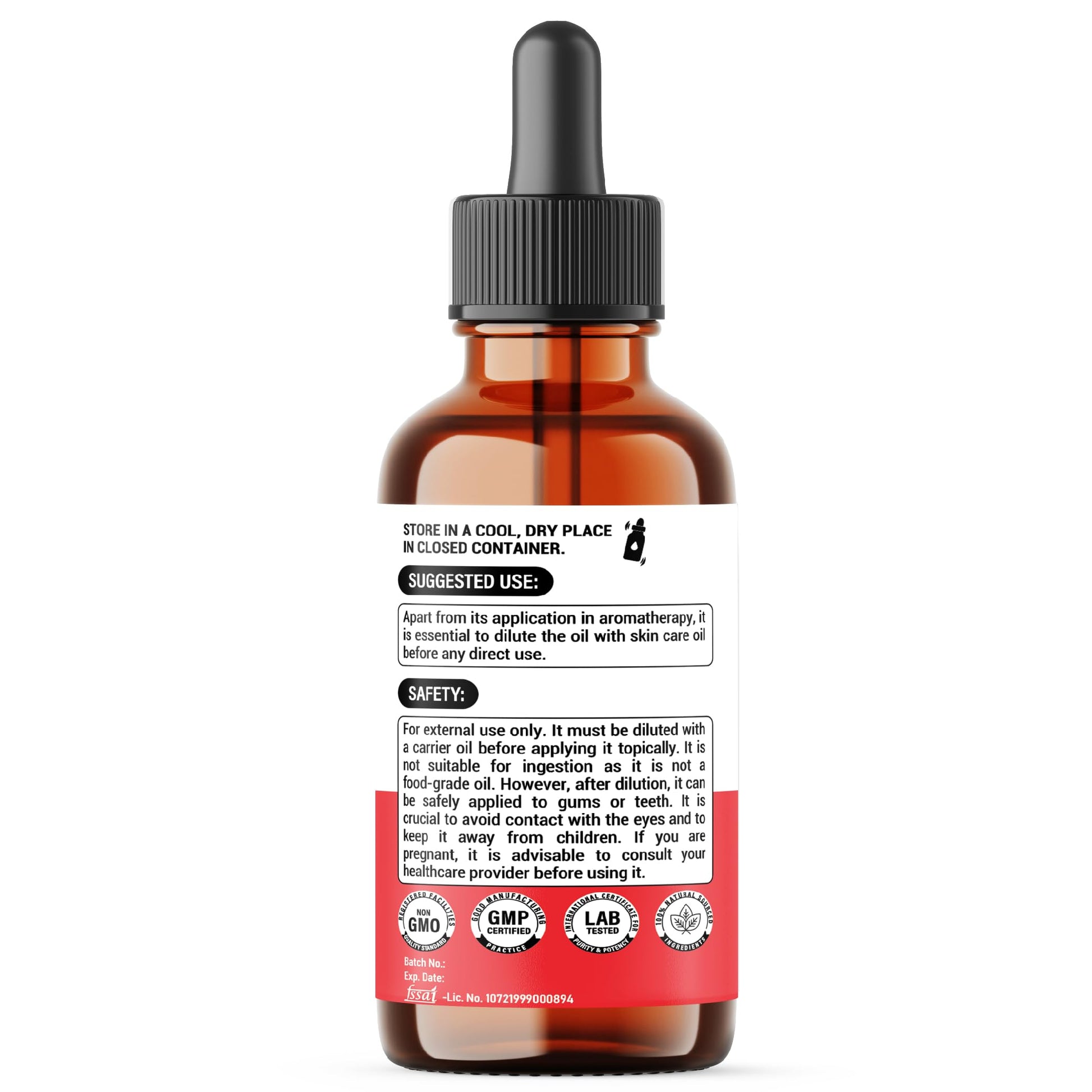DEDICAD - 1 FL Oz - 30ml - Clove Essential Oil Supplement – for Toothache, Oral Care, Skin & Hair – Clove Oil Organic DEDICAD buy supplements Au