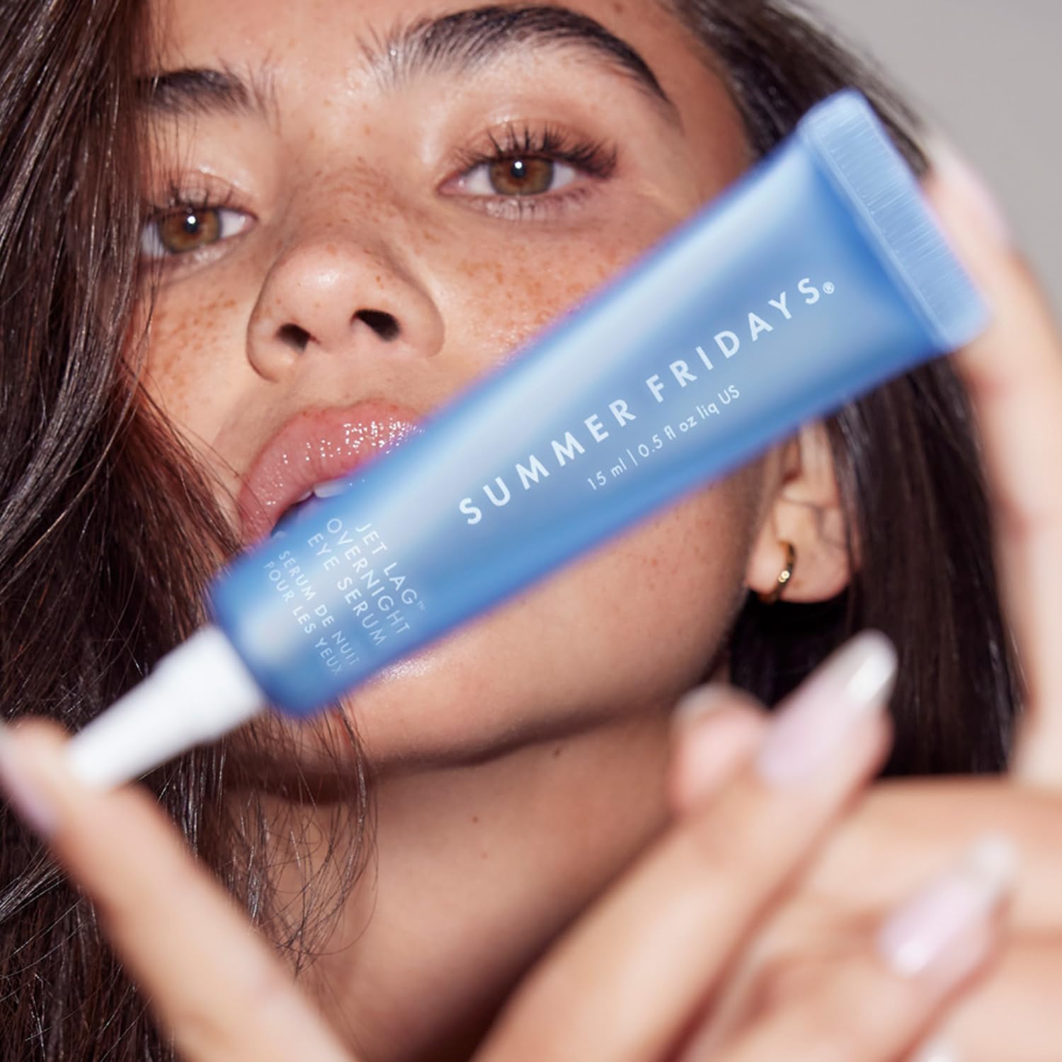 Summer Fridays Jet Lag Overnight Eye Serum - Nourishing Undereye Treatment for Dark Circles - Helps to Hydrate, Smooth, Firm & Depuff - Enriched with Glycerin to Lock in Moisture (0.5 Fl Oz) Summer FridaysBuy Supplements Australia