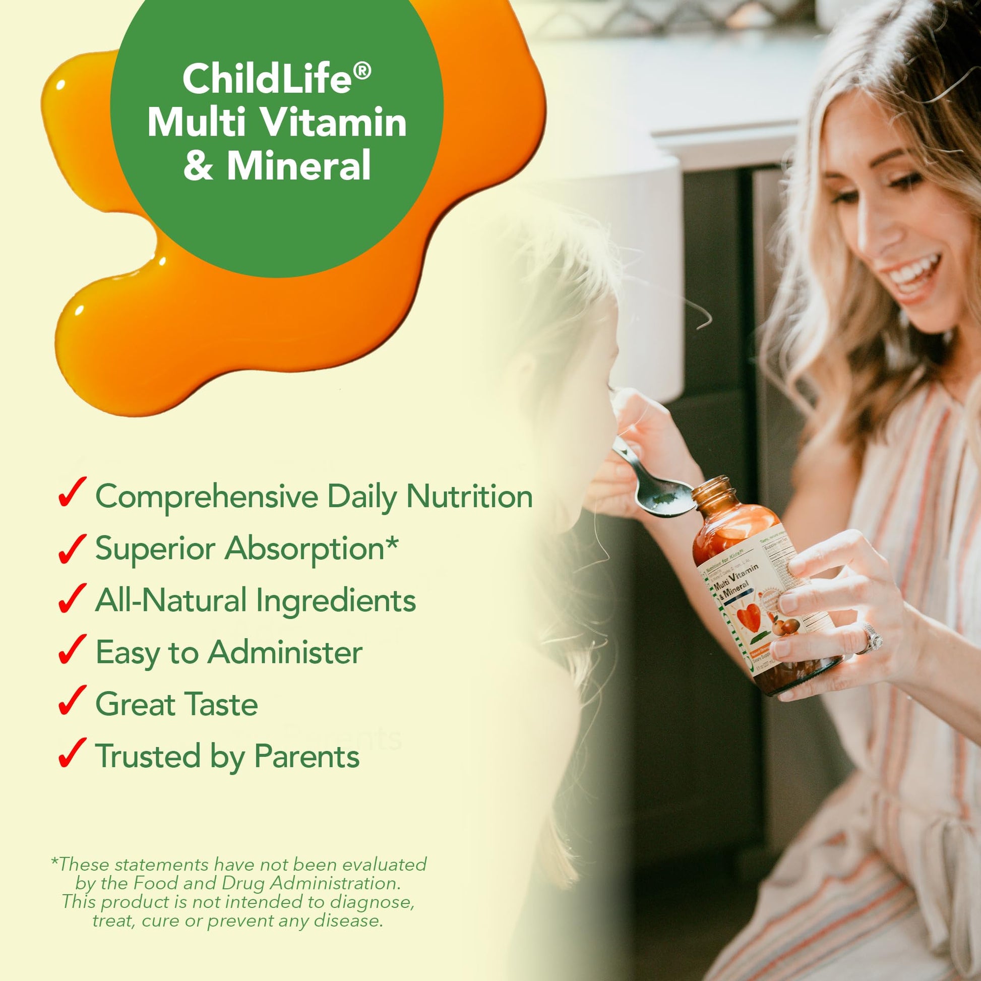 CHILDLIFE ESSENTIALS Kids Multivitamin & Mineral - Kids Vitamins, Liquid Multivitamin for Kids, Toddler Multivitamins, Liquid Vitamins, Baby Multivitamin - Natural Orange & Mango, 8 Fl Oz (Pack of 2) CHILDLIFE ESSENTIALS buy supplements Au