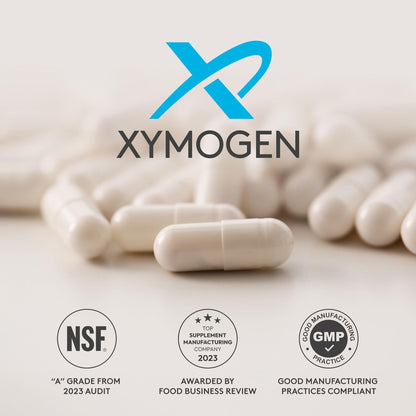 XYMOGEN K2-D3 Max - Vitamin D3 K2 Supplement for Bone & Immune Support* - High-Strength K2 MK-7 - Non-GMO, Gluten-Free, Vegetarian - 60 Capsules XYMOGEN buy supplements Au