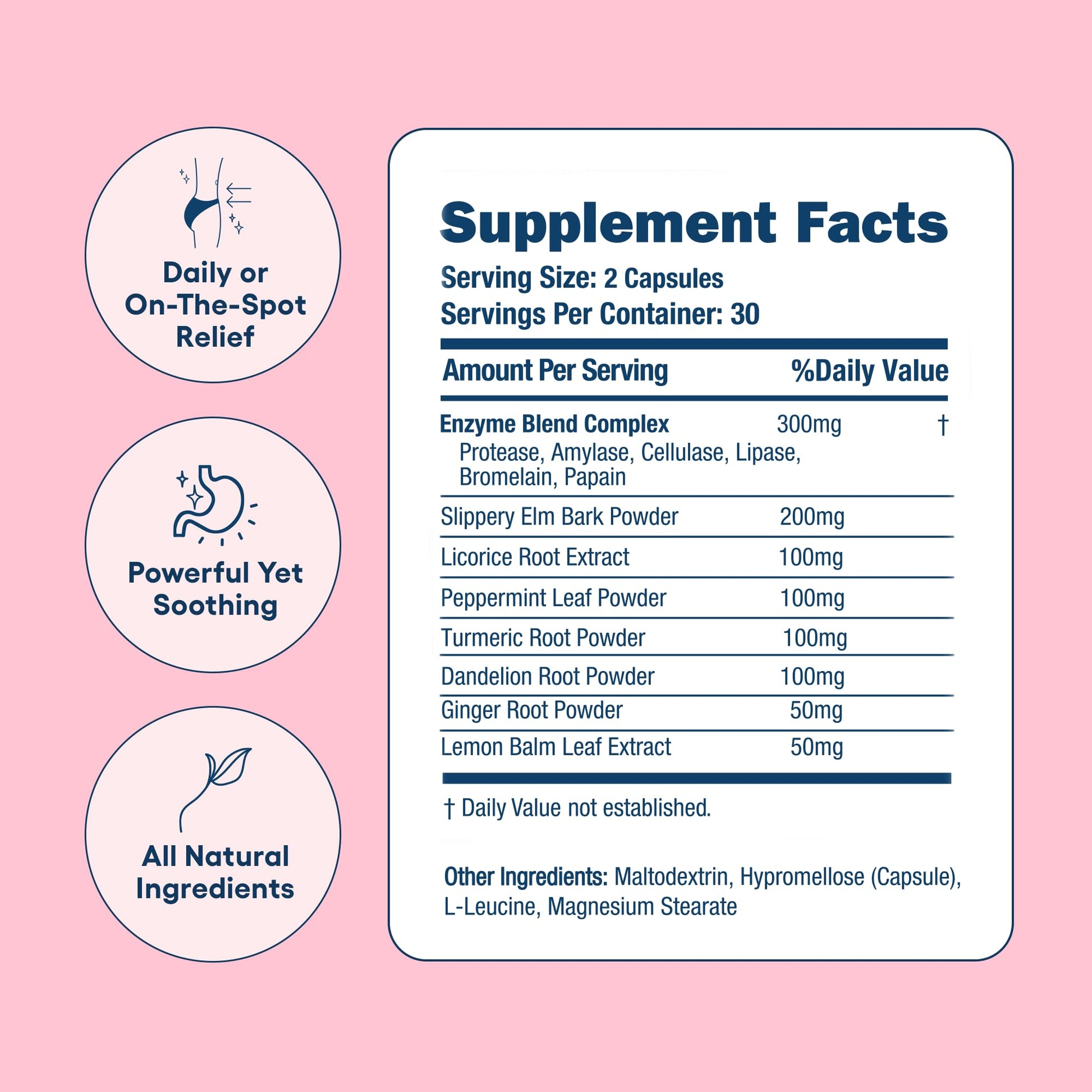 Love Sweat Fitness Bloat Be Gone | Bloating Relief for Women | Debloat & Digestive Enzyme Supplement for Gas & Gut Health | Herbal Blend with Ginger, Turmeric & Peppermint | 60 Vegan Capsules Love Sweat Fitness buy supplements Au