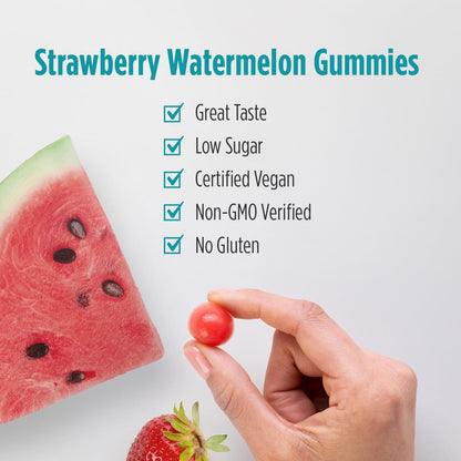 Nordic Naturals Kids Calm Gummies - Strawberry Watermelon - 60 Gummies - Magnesium L-Theanine Supplement - Calming for Kids - Relaxation Support - Up to 60 Servings Nordic NaturalsBuy Supplements Australia