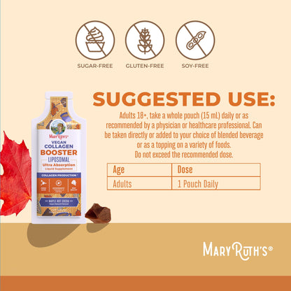 MaryRuth Organics Collagen Booster Liposomal | Sugar Free | Liquid Collagen Booster with VIT C, E, Zinc,Copper&Silica | Skin Care&Joint Support Supplement | Vegan | Non-GMO | Gluten Free | 14 Serving MARYRUTH'S buy supplements Au
