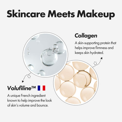 ELROEL Blanc Cover Cream Stick V White - Korean Color-Changing Foundation Stick with Volufiline - Medium to Full Coverage Dewy Finish Base Makeup - Dual-Ended with Detachable Brush (202 Natural) ELROELBuy Supplements Australia