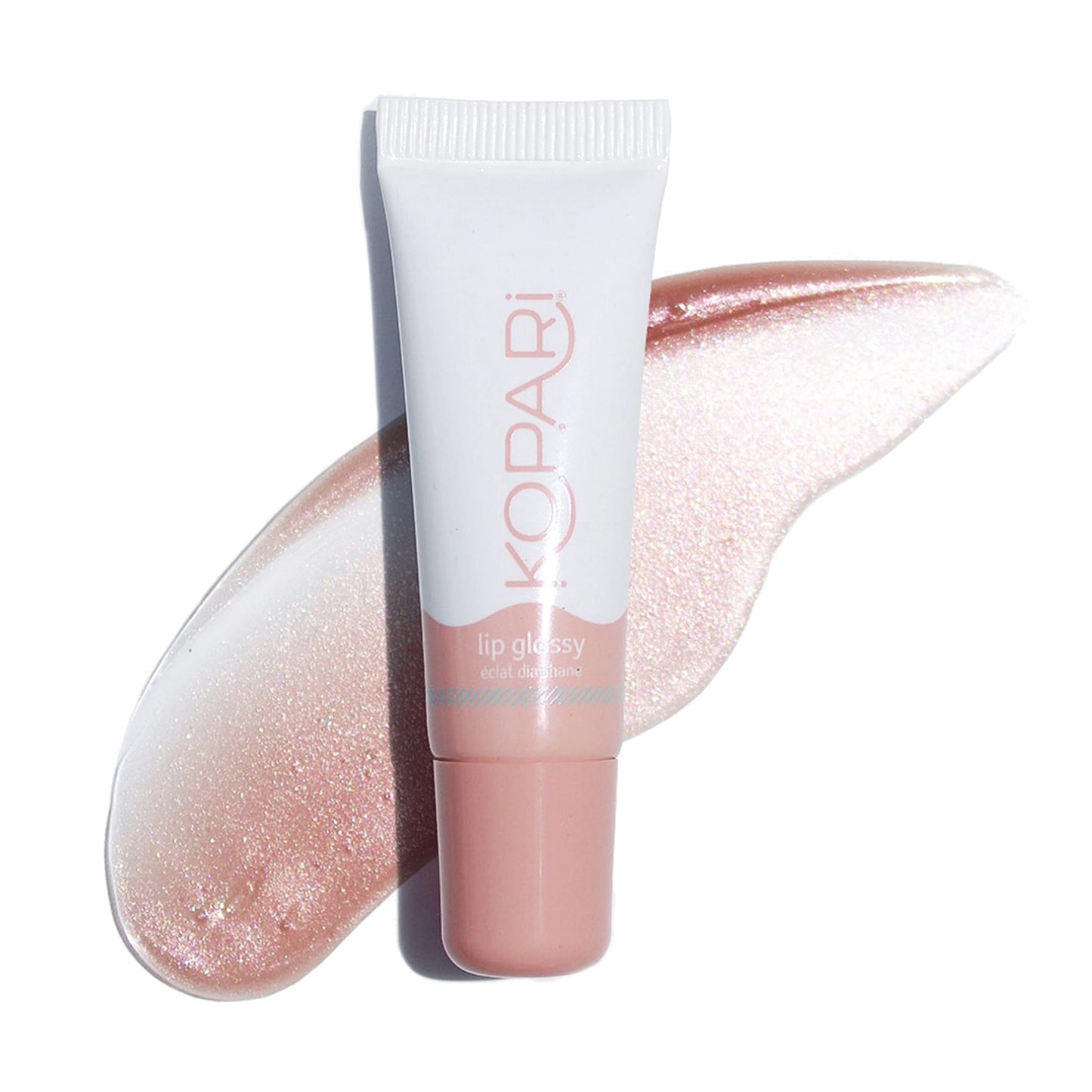 Kopari Coconut Lip Glossy | Nude Tint Birthday Suit | Vegan Hydrating Moisturizing Lip Oil Vitamin E Shea Butter Long Wear High Shine Non Sticky | Clean Plant Based Non Toxic Balm Paraben Free KopariBuy Supplements Australia