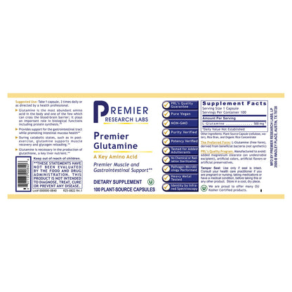 Premier Glutamine by Premier Research Labs --100 caps Premier Research LabsBuy Supplements Australia