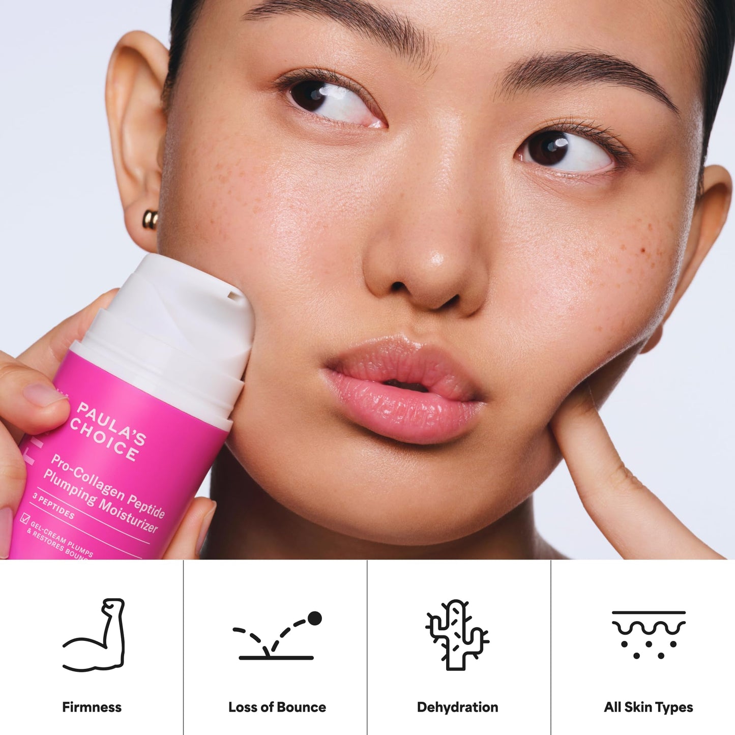 Paula's Choice Pro-Collagen Peptide Plumping Face Moisturizer, Daily Gel Face Cream for Deep Lightweight Hydration, Wrinkles & Loss of Firmness, Fragrance-Free, 1.7 Fl Oz Paula's ChoiceBuy Supplements Australia