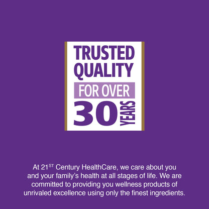 21st Century Fish Oil 1000 mg Softgels, (300 Count), Molecularly Distilled, Omega 3 Supplement with EPA & DHA, Purified to Eliminate Mercury, Supports Cardiovascular Health, Gluten Free & Non-GMO