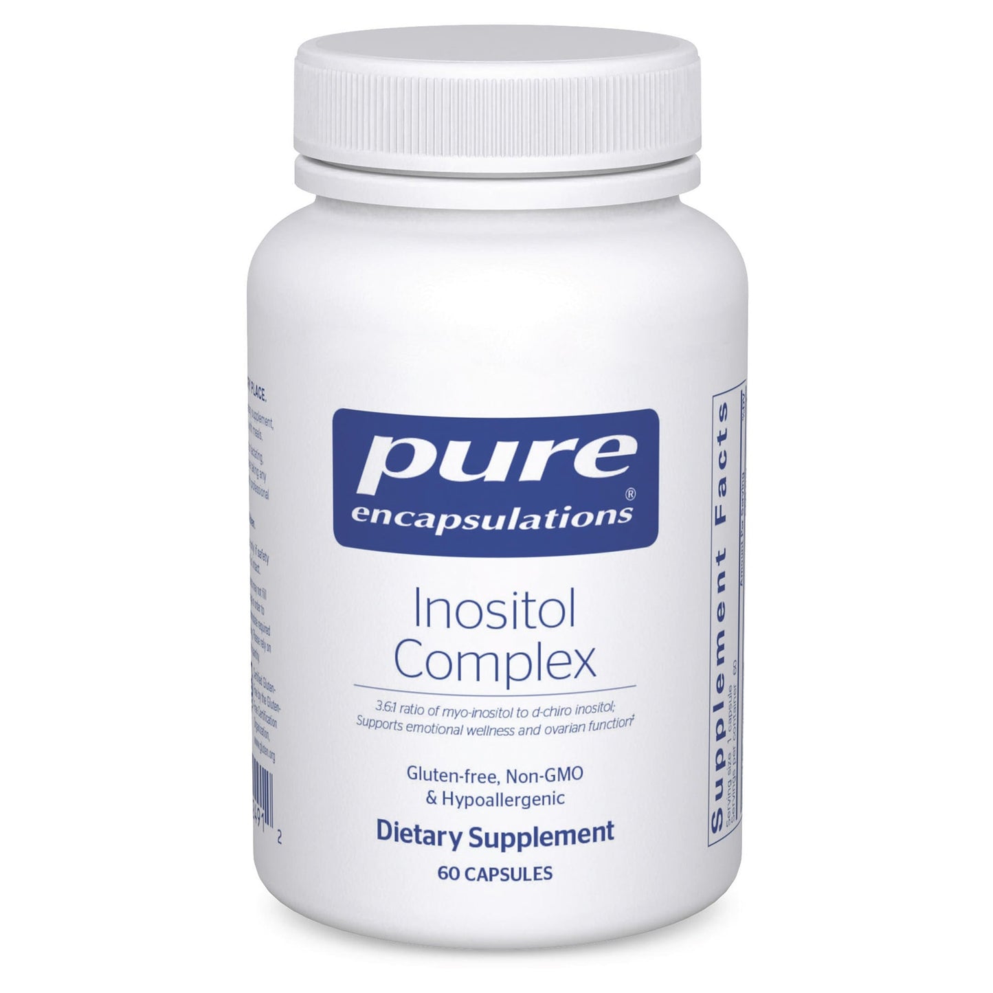 Pure Encapsulations Inositol Complex | Supplement to Support Energy, Healthy Metabolism, and Ovarian Function* | 60 Capsules