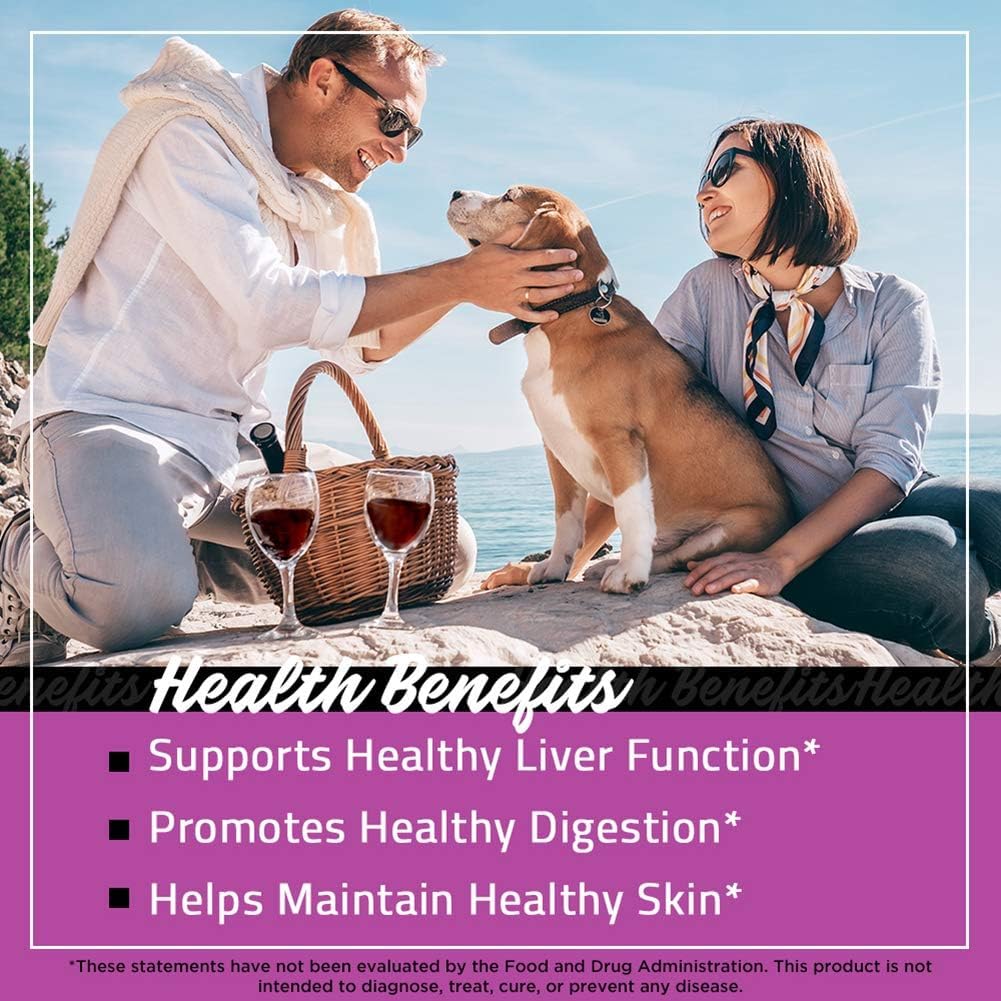 FarmHaven USDA Organic Milk Thistle Capsules | 30X Concentrated Seed Extract & 80% Silymarin Standardized - Supports Liver Function and Overall Health