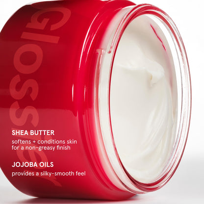Glossier Crème de You Dry-Touch Body Butter - Signature You Fragrance Scented Body Cream for Dry Skin & 24 Hour Hydration - Shea Butter & Jojoba Oil - Warm & Spicy - Dermatologist-Tested, Vegan, 215ml GlossierBuy Supplements Australia