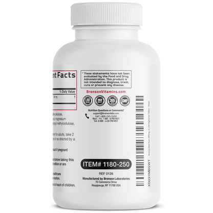 Bronson Beet Root Extra Strength, Non-GMO, 250 Vegetarian Tablets